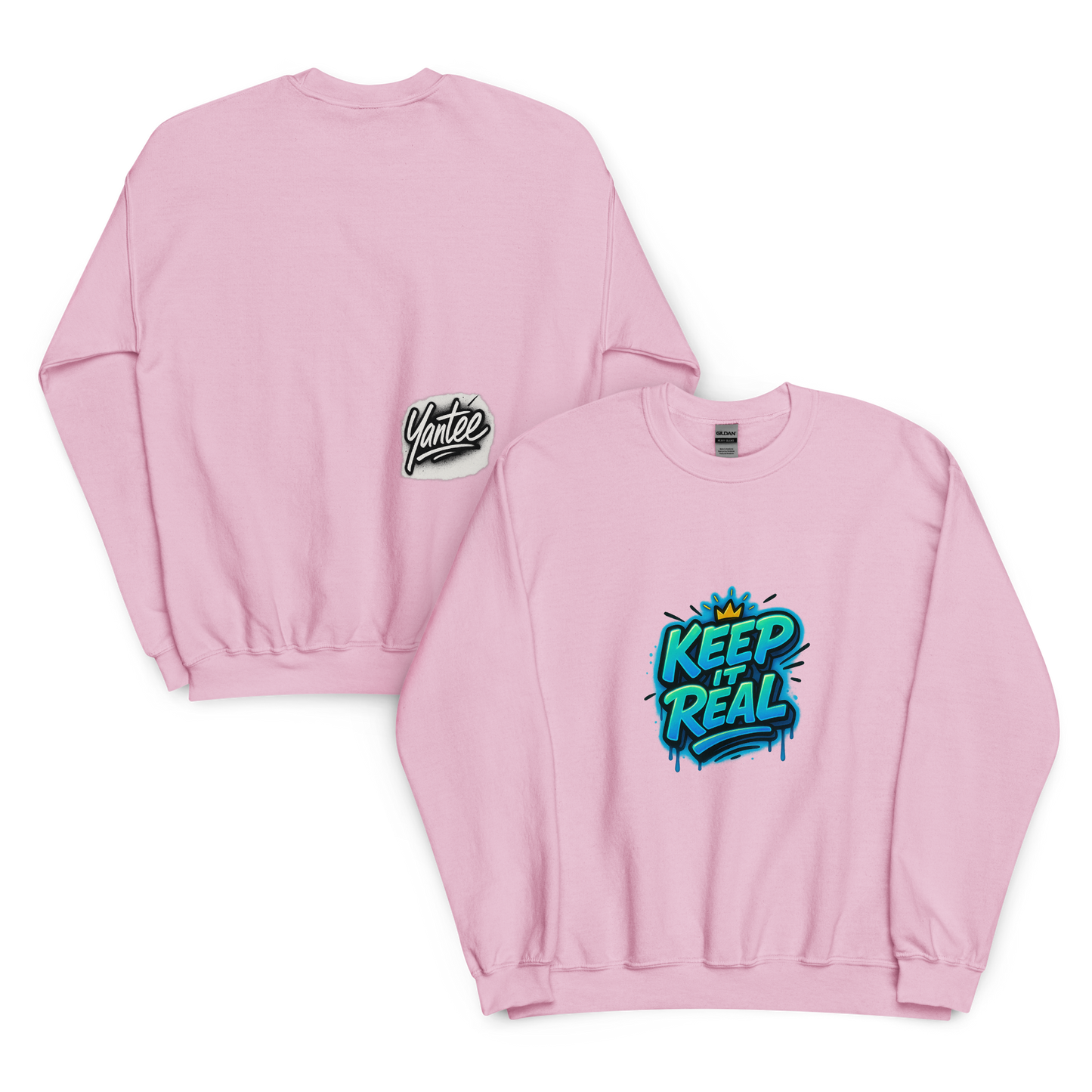 Yantee “Keep It Real” x Autograph Crewneck Sweater – CutWGold Limited Drop
