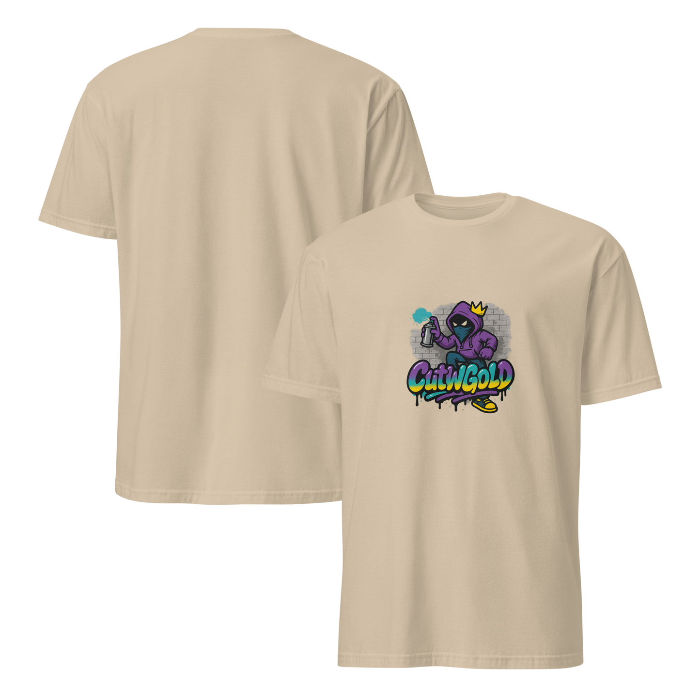 CutWGold Graffiti Crown Tee