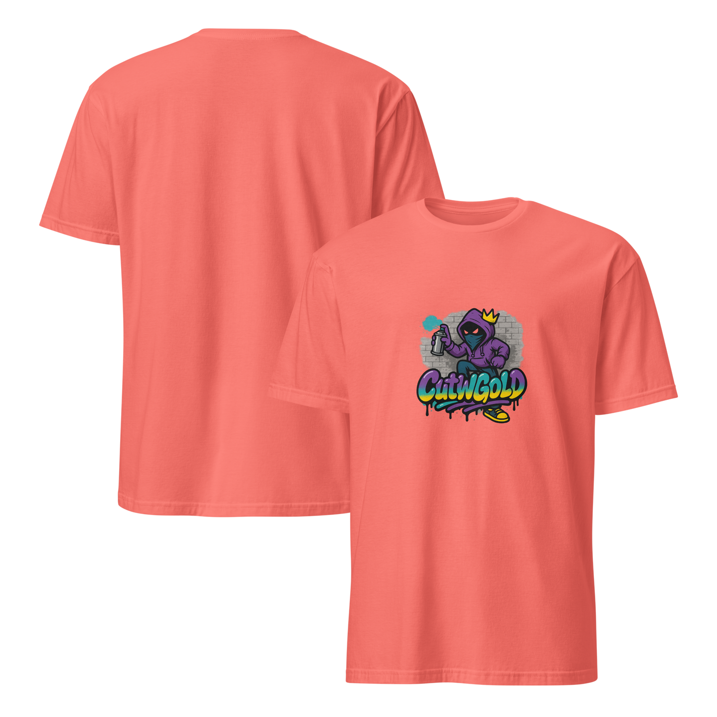 CutWGold Graffiti Crown Tee