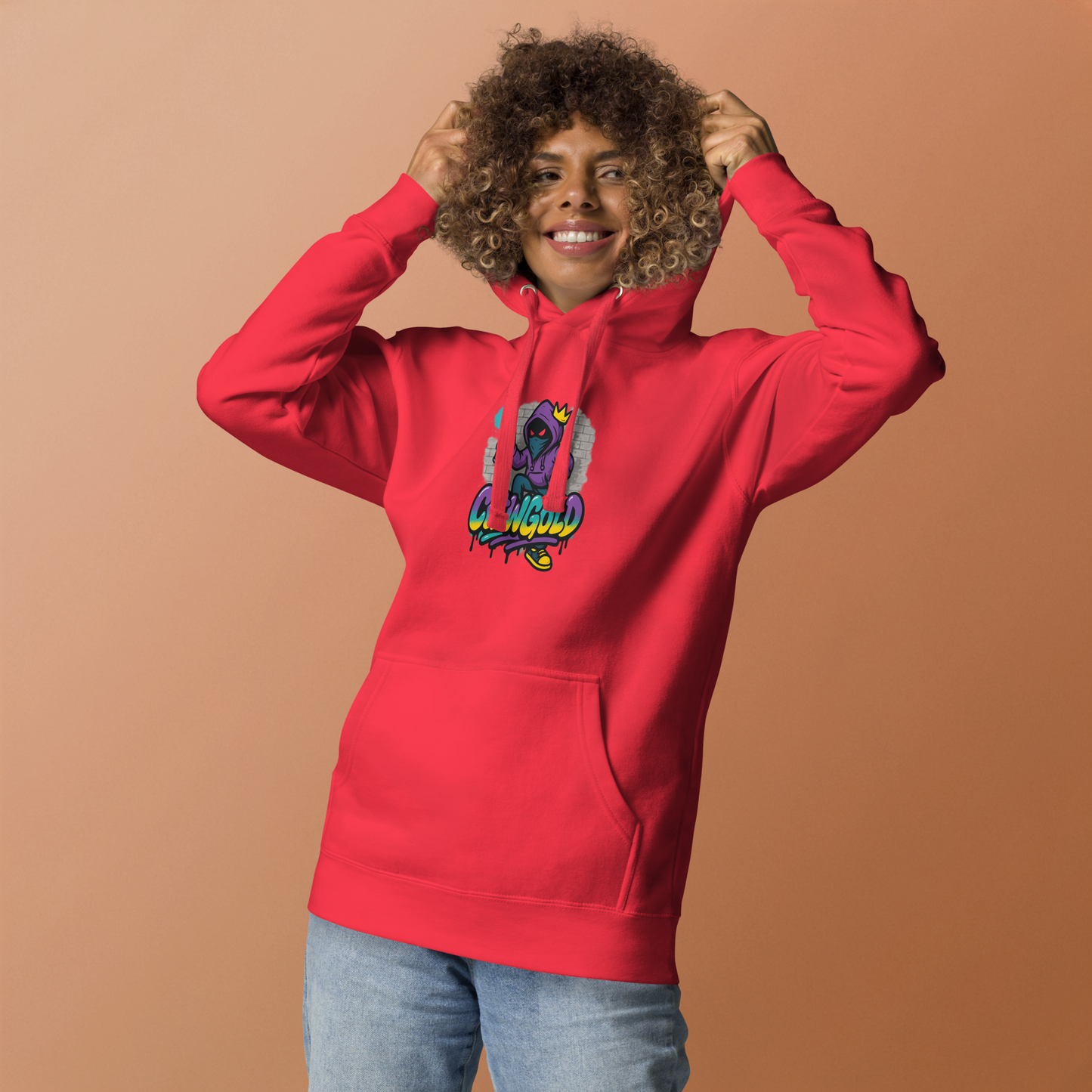 CutWGold Graffiti Crown Hoodie