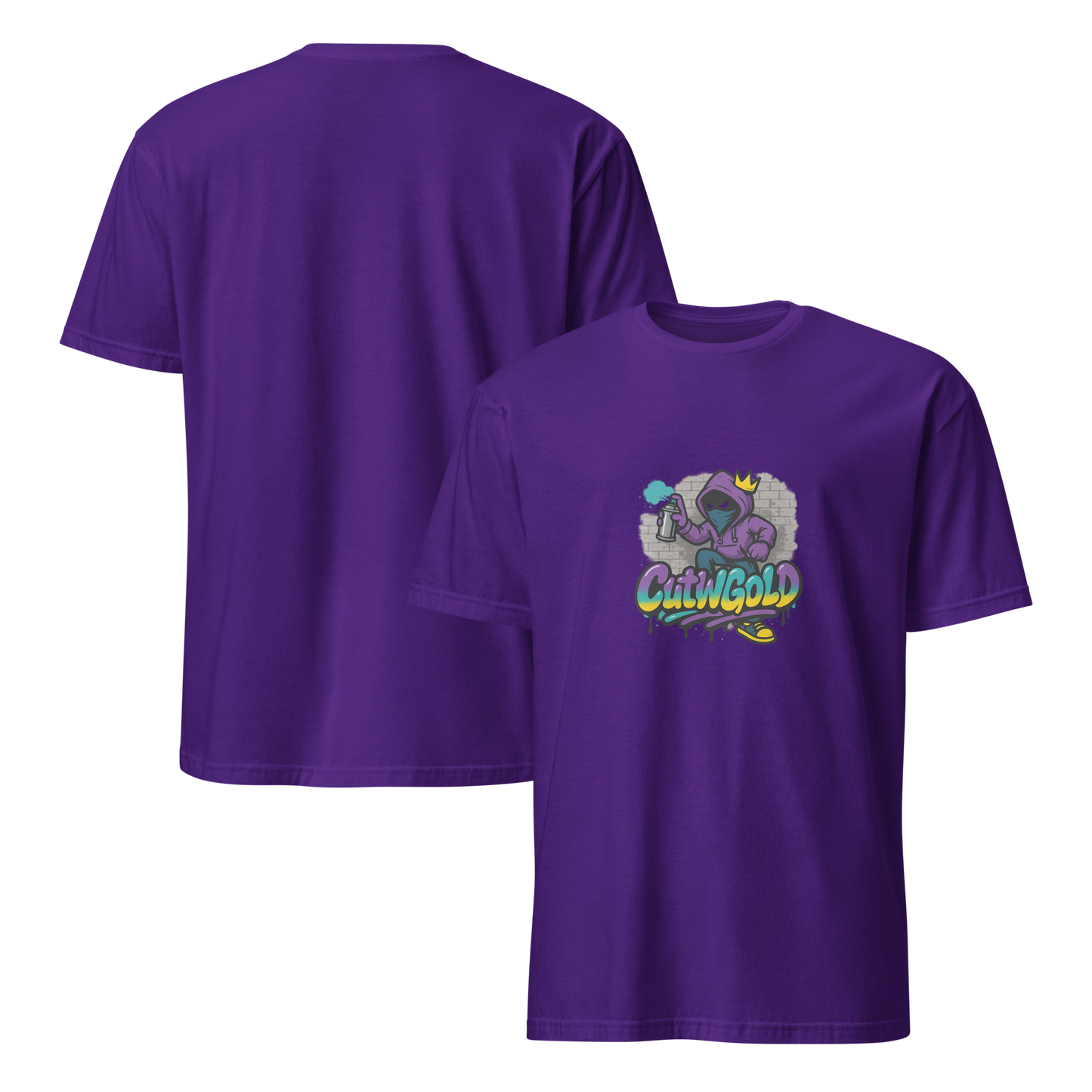 CutWGold Graffiti Crown Tee