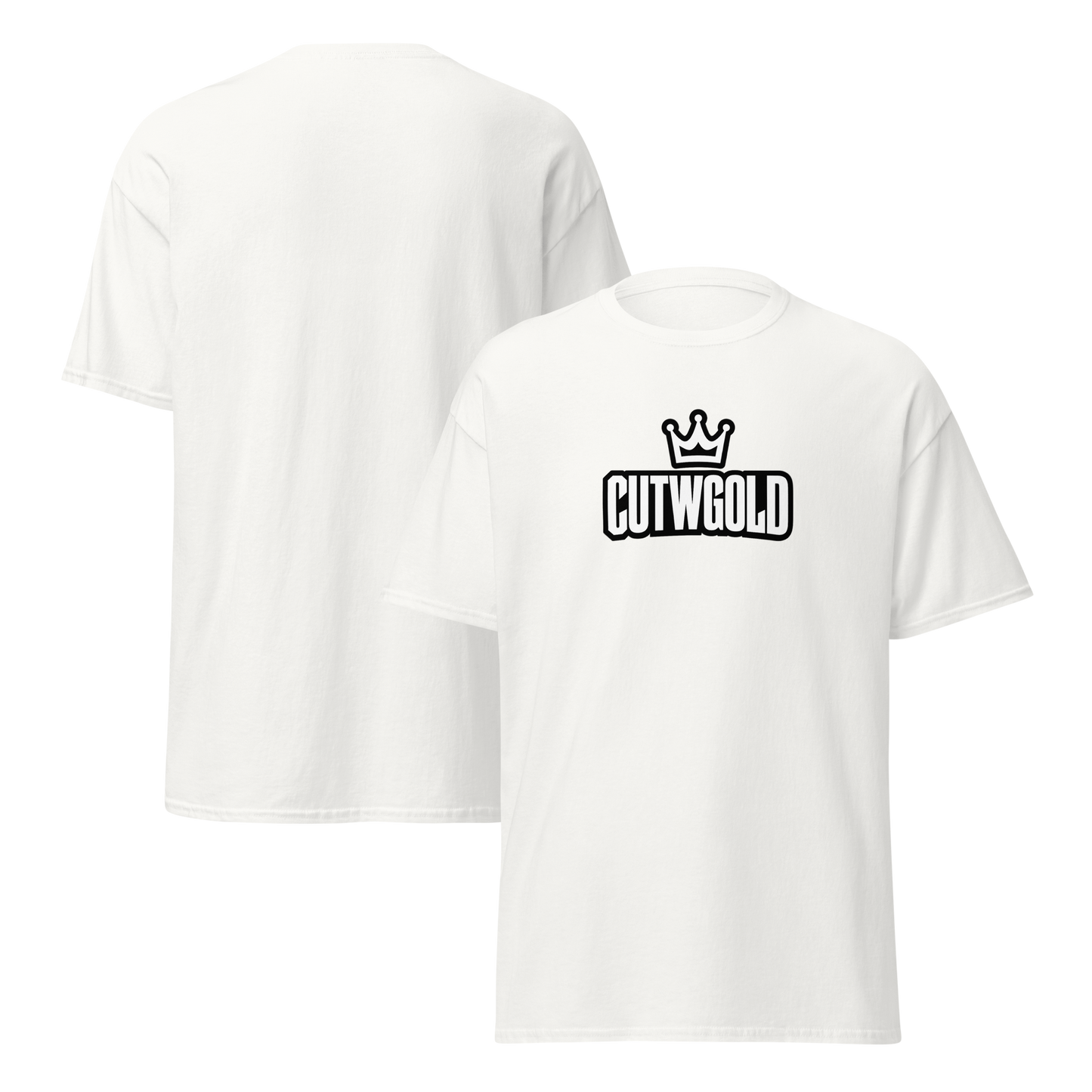 CutWGold Crown Logo Tee – Streetwear Edition