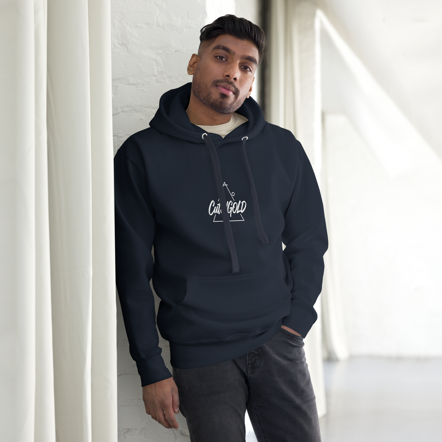 CutWGold Triangle Logo Hoodie