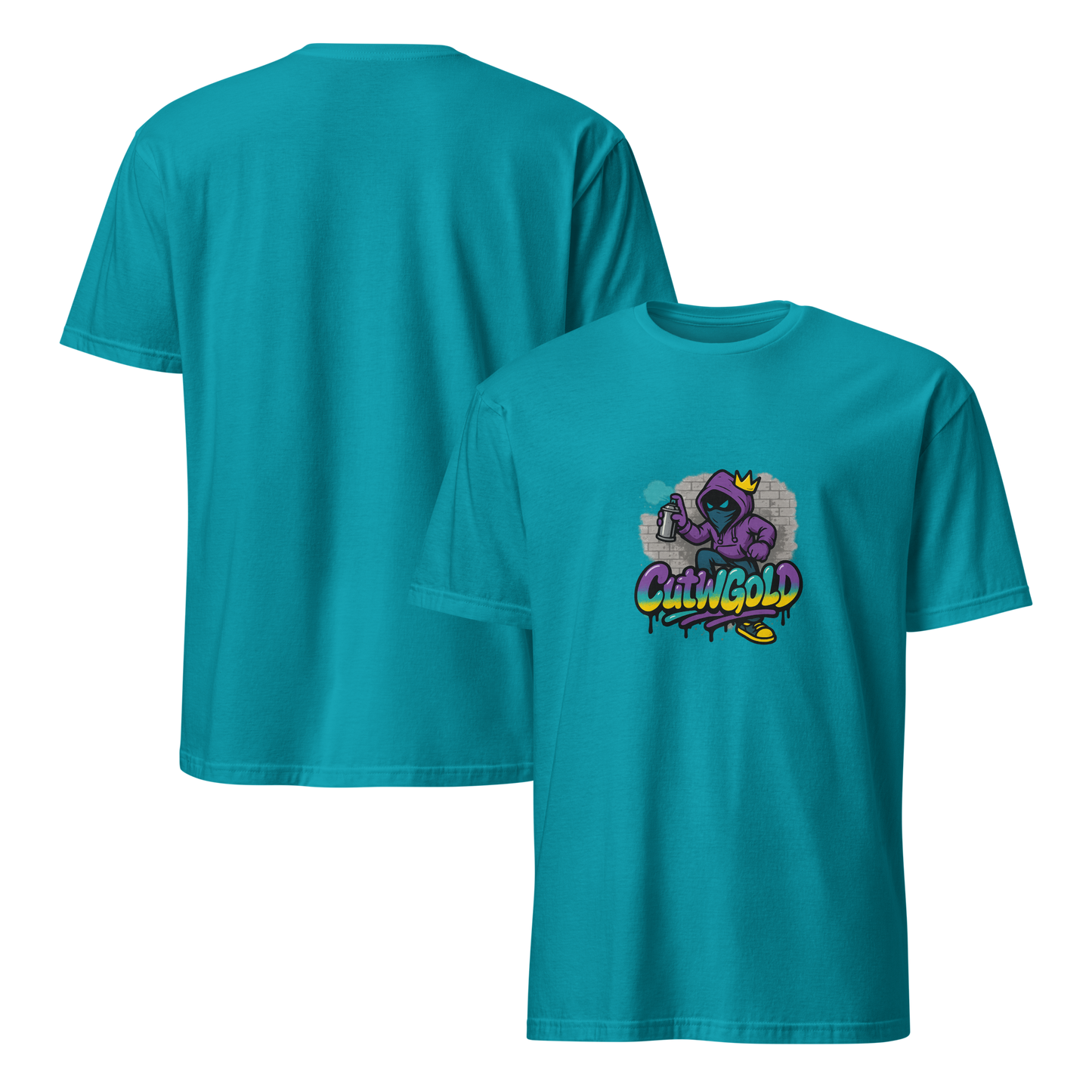 CutWGold Graffiti Crown Tee