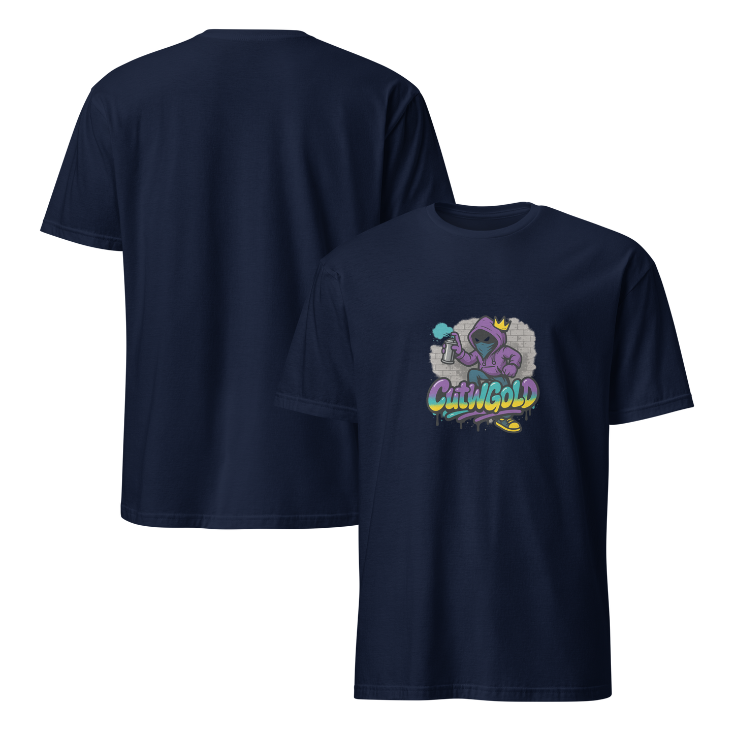 CutWGold Graffiti Crown Tee