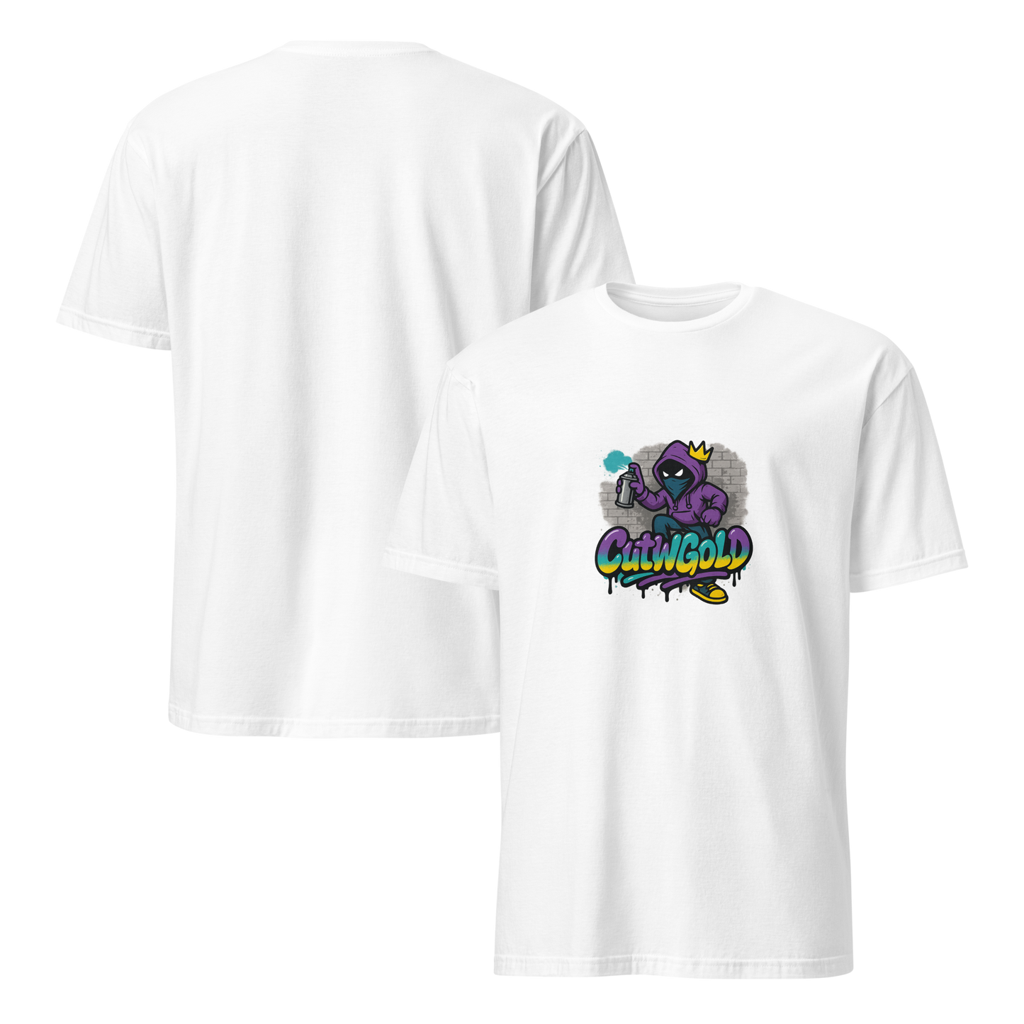 CutWGold Graffiti Crown Tee