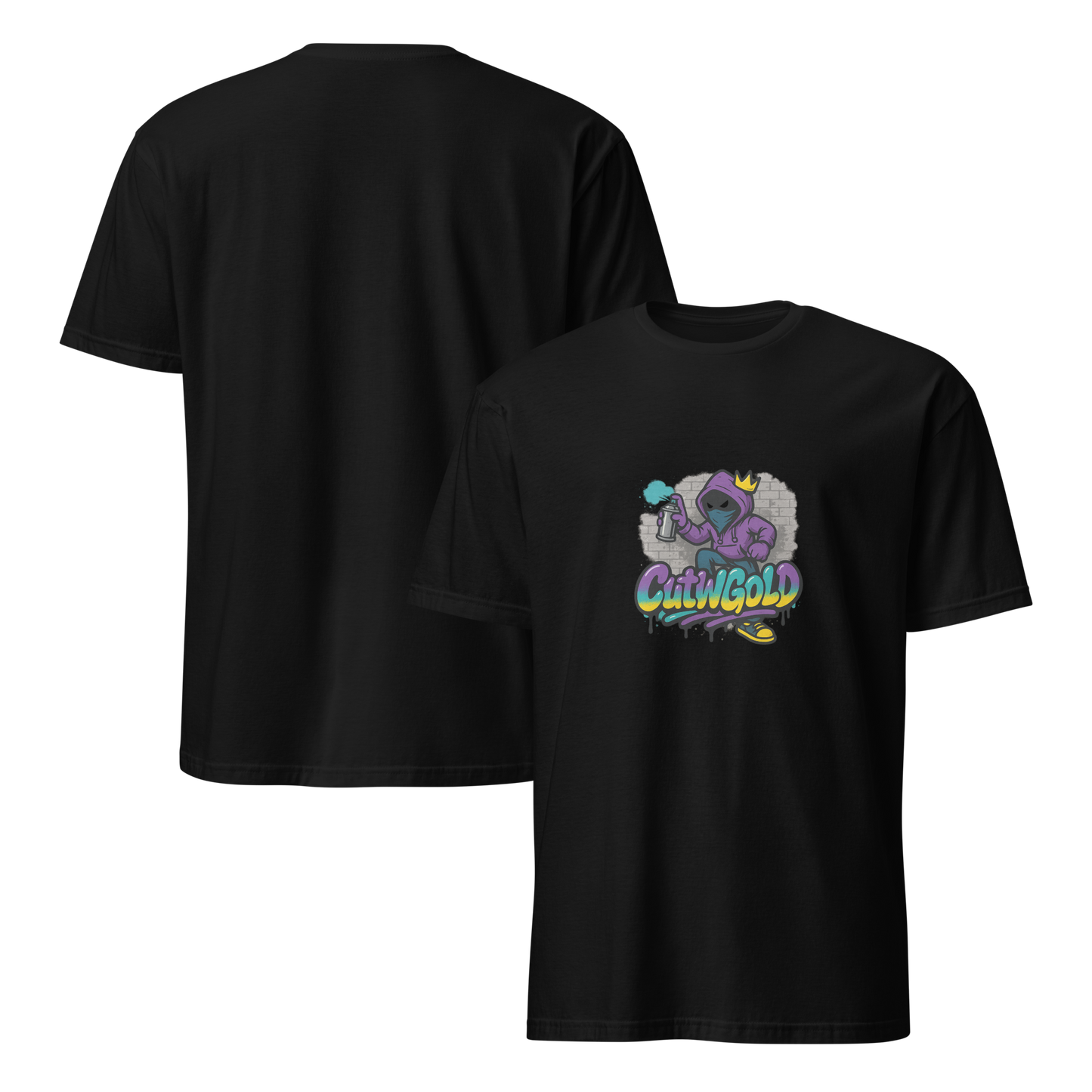 CutWGold Graffiti Crown Tee