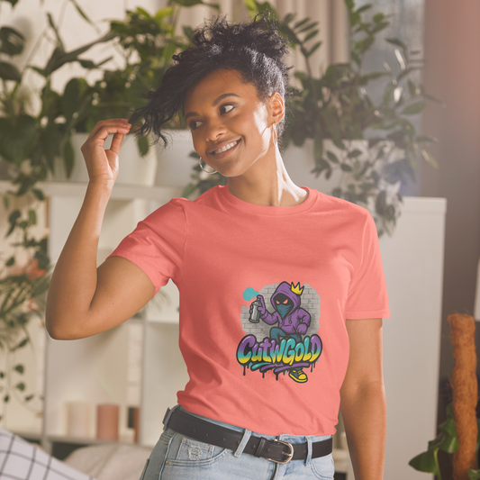 CutWGold Graffiti Crown Tee