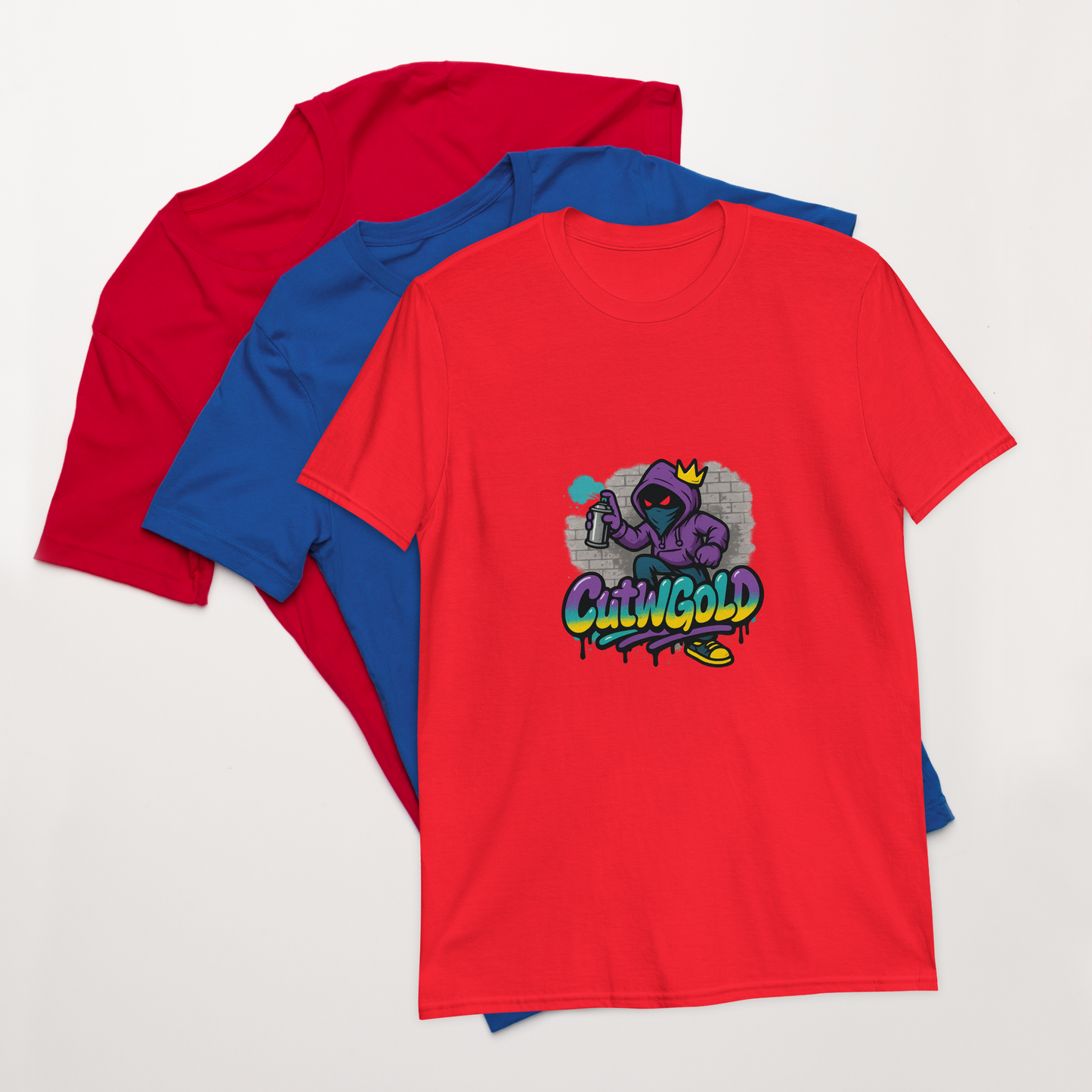 CutWGold Graffiti Crown Tee