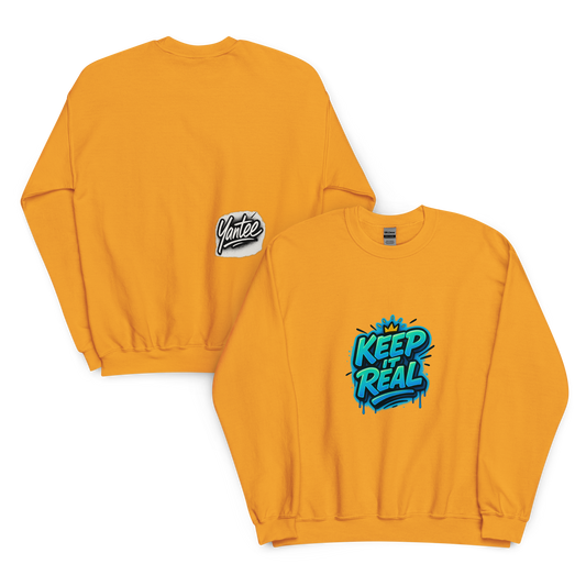 Yantee “Keep It Real” x Autograph Crewneck Sweater – CutWGold Limited Drop