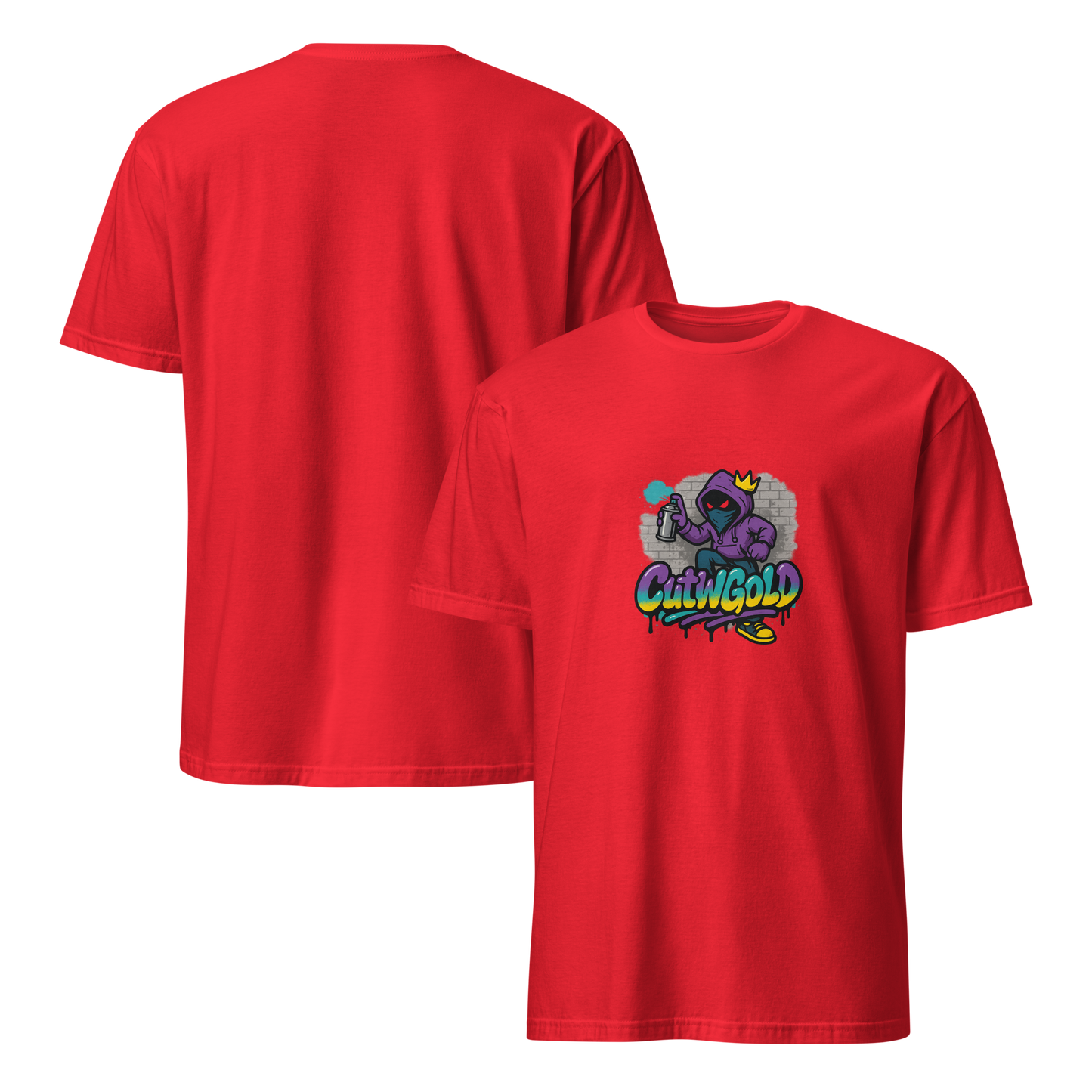 CutWGold Graffiti Crown Tee